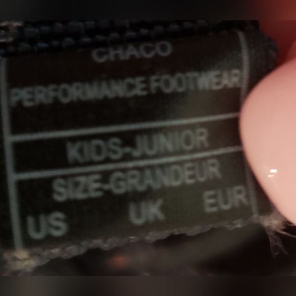 Chaco ZX1 Ecotread Padded Eclipse Sandals Girls Size 6 Kids JR Orange Black - Picture 2 of 16